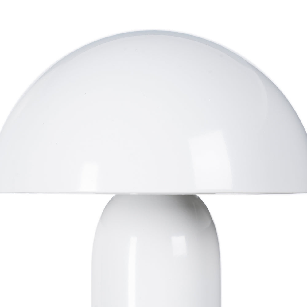 LÁMPARA MESA BLANCO METAL 20 X 20 X 24,50 CM