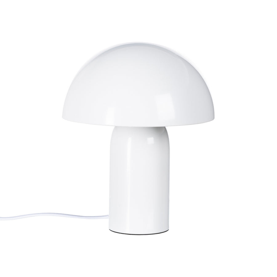 WHITE METAL TABLE LAMP 20 X 20 X 24.50 CM