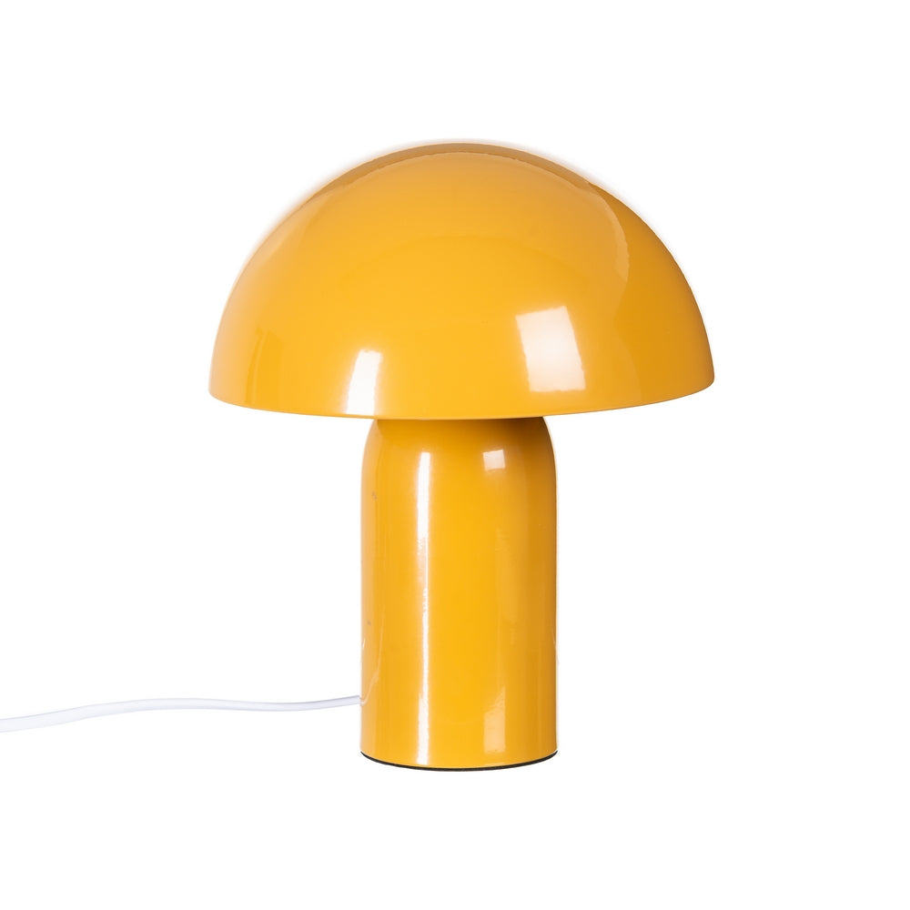 L�MPARA MESA NARANJA METAL 20 X 20 X 24,50 CM