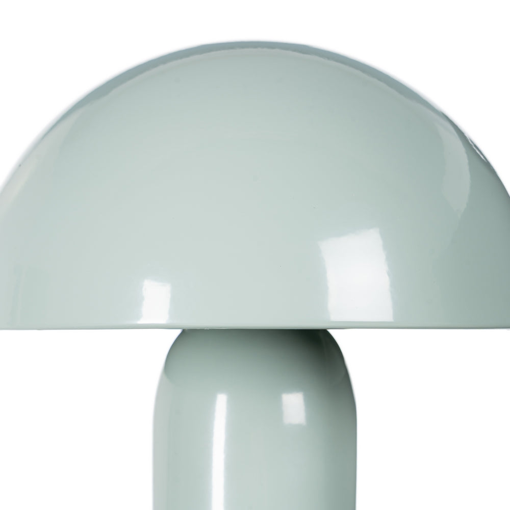 LIGHT GREEN METAL TABLE LAMP 22 X 22 X 31.50 CM