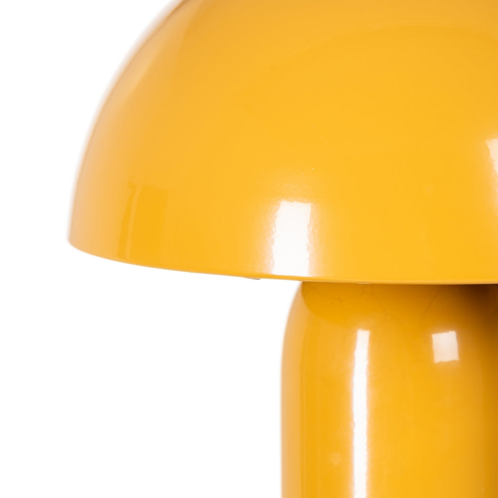 ORANGE METAL TABLE LAMP 22 X 22 X 31.50 CM