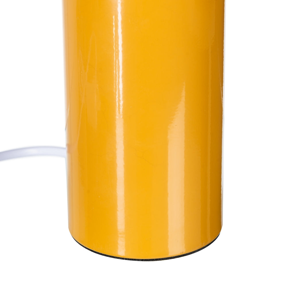 ORANGE METAL TABLE LAMP 22 X 22 X 31.50 CM