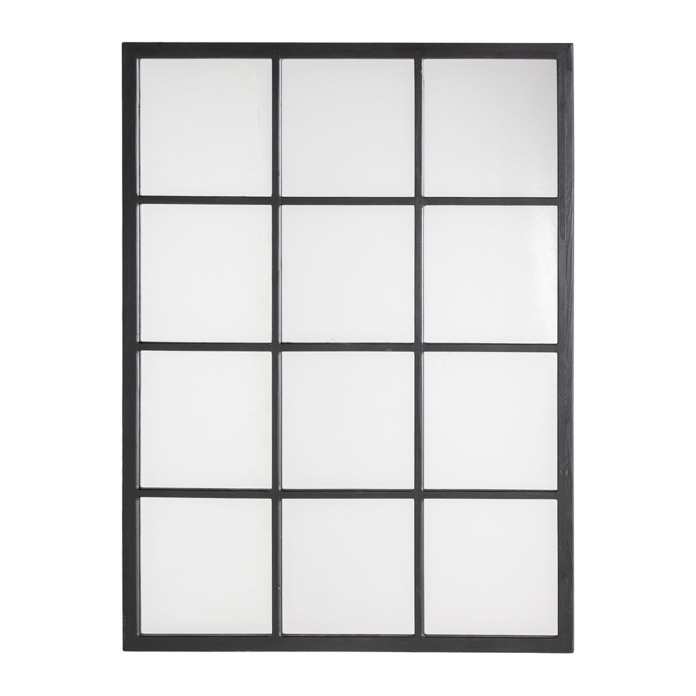 ESPEJO NEGRO MADERA DECORACI�N 90 X 3 X 120 CM