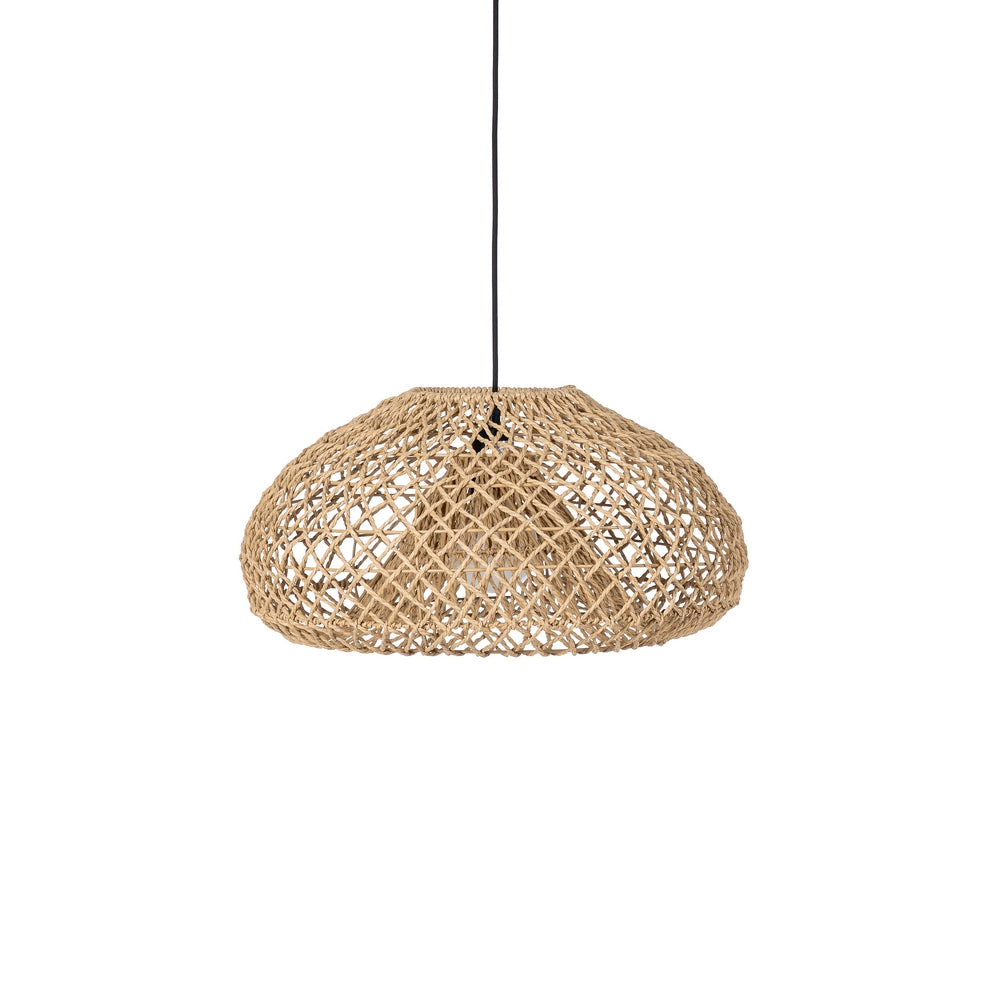 L�MPARA TECHO NATURAL CUERDA DE PAPEL 45 X 45 X 22 CM