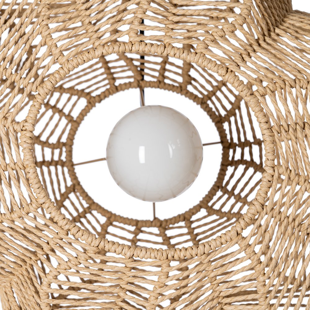 NATURAL PAPER ROPE CEILING LAMP 50 X 40 X 25 CM