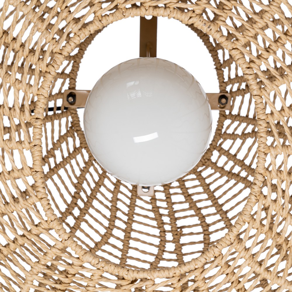 NATURAL PAPER ROPE CEILING LAMP 89 X 70.50 X 37.50 CM