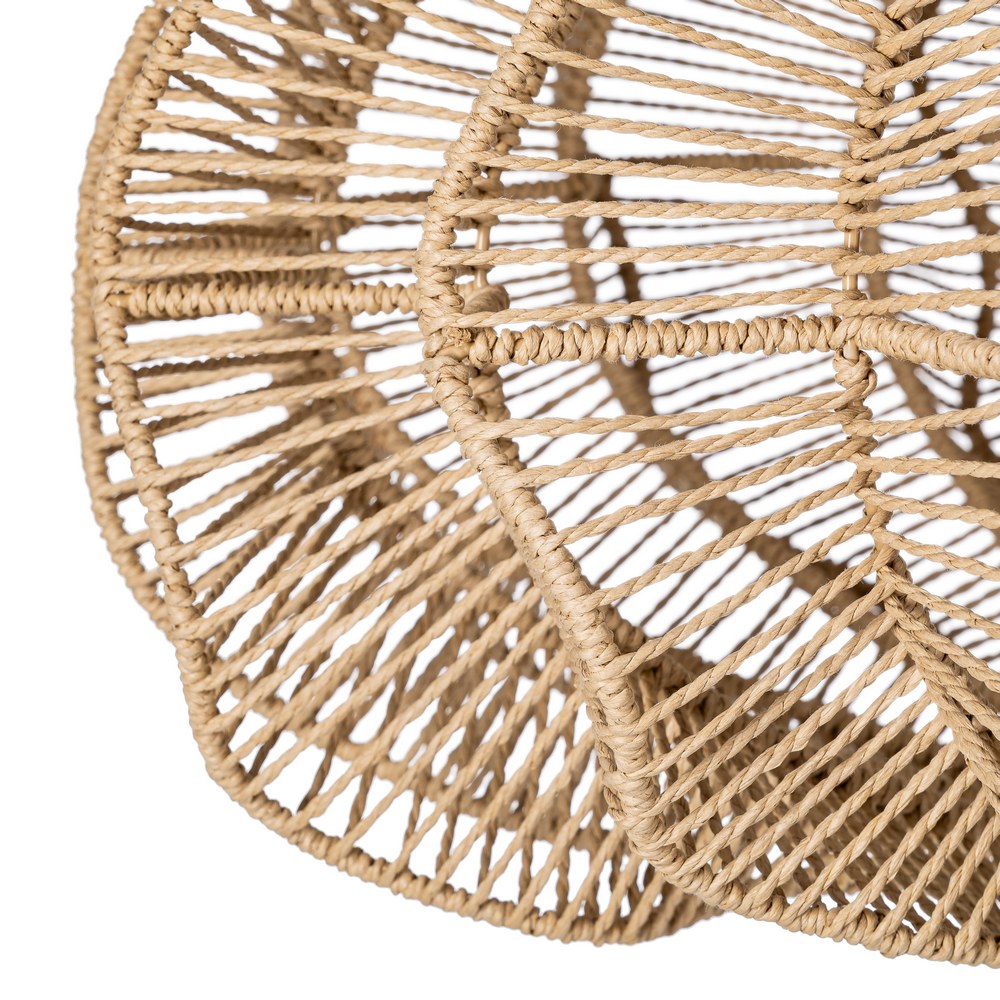 NATURAL PAPER ROPE CEILING LAMP 89 X 70.50 X 37.50 CM