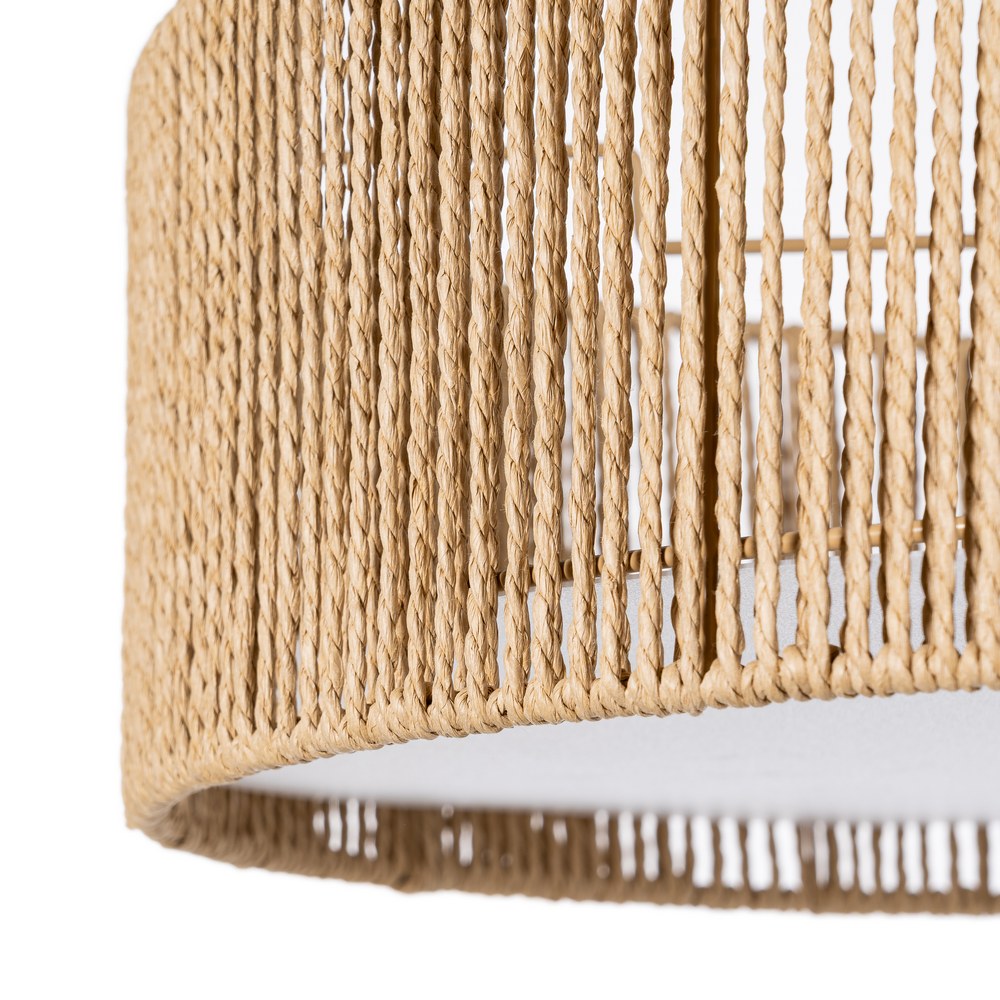 PAPER ROPE NATURAL CEILING LAMP 52 X 52 X 15.50 CM