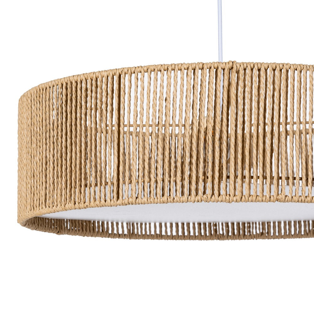PAPER ROPE NATURAL CEILING LAMP 52 X 52 X 15.50 CM