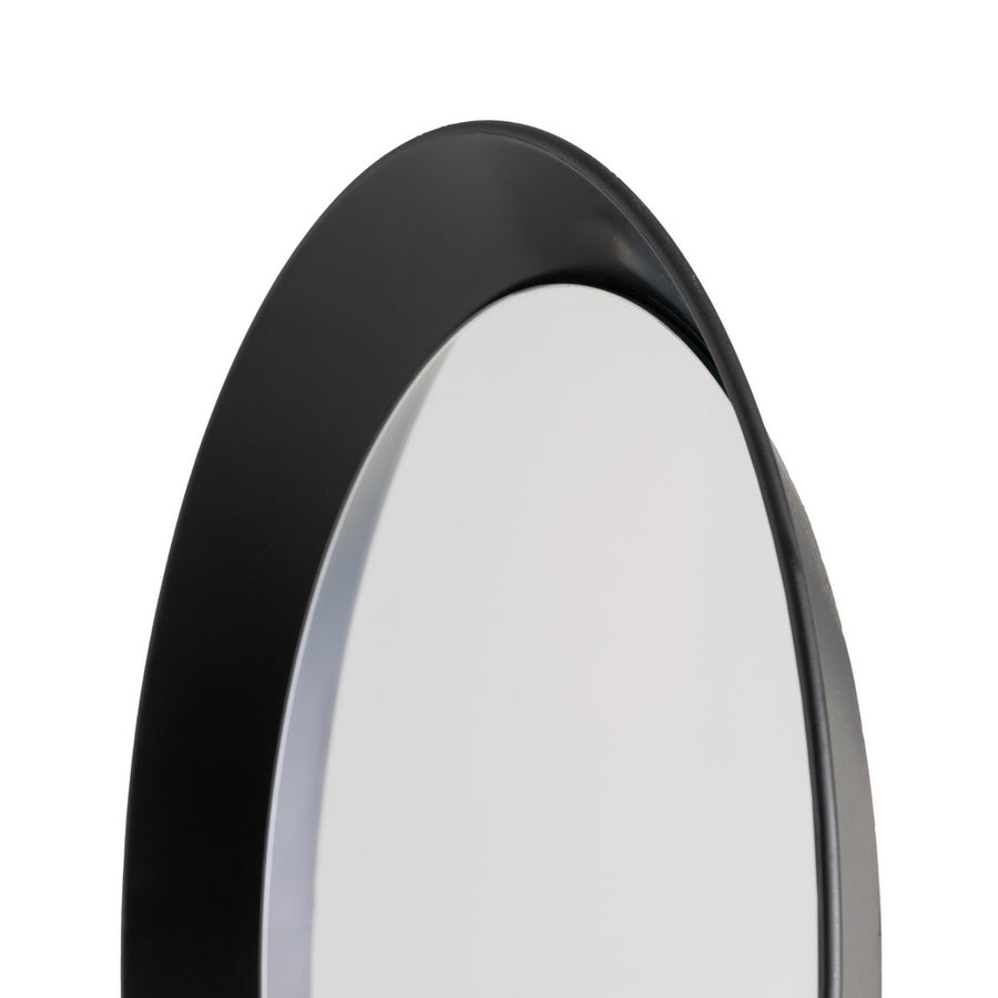 S/3 ESPEJO NEGRO METAL-CRISTAL 84,50 X 7 X 84,50 CM