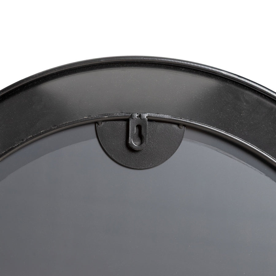 S/3 ESPEJO NEGRO METAL-CRISTAL 84,50 X 7 X 84,50 CM
