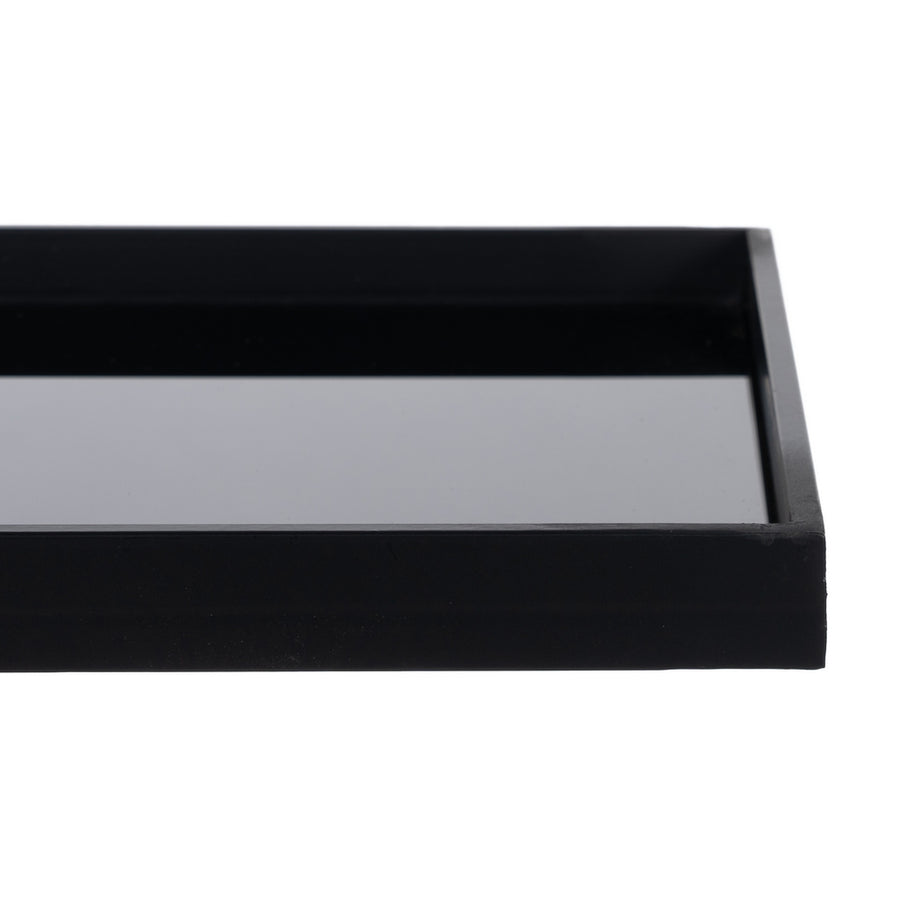 CONSOLA NEGRO METAL-CRISTAL 90 X 32 X 80 CM