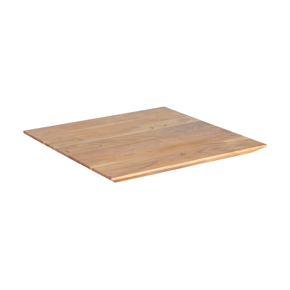 TABLERO MESA NATURAL MADERA DE ACACIA 70 X 70 X 3,80 CM