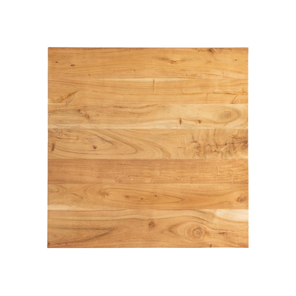 TABLERO MESA NATURAL MADERA DE ACACIA 70 X 70 X 3,80 CM