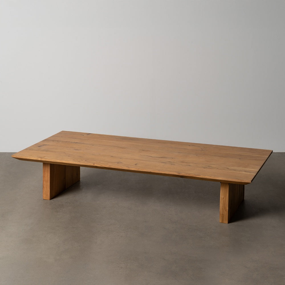 MESA CENTRO NATURAL MADERA DE ACACIA 150 X 70 X 30 CM