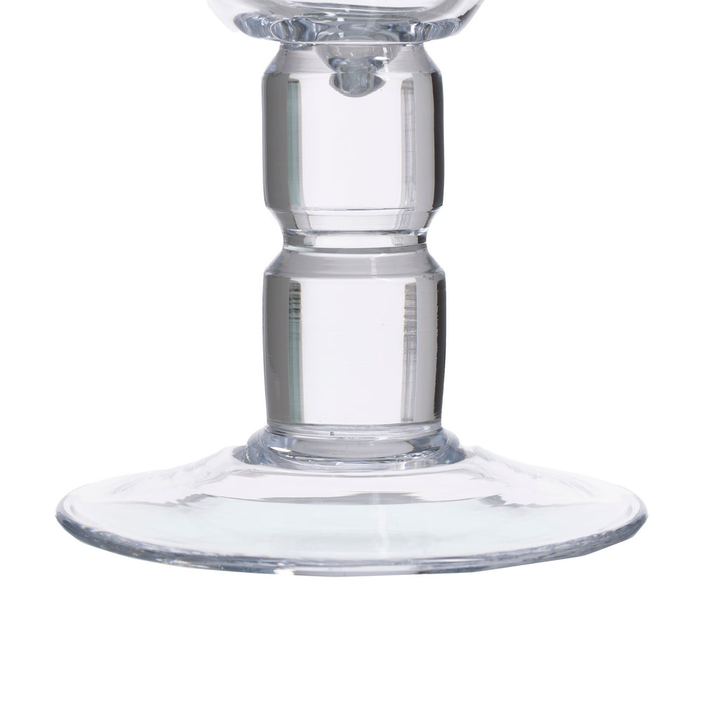 DECORATIVE TRANSPARENT CRYSTAL VASE 20 X 20 X 34 CM