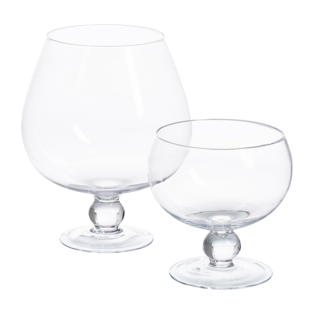 COPA DECORACIÓN TRANSPARENTE CRISTAL 25 X 25 X 29 CM