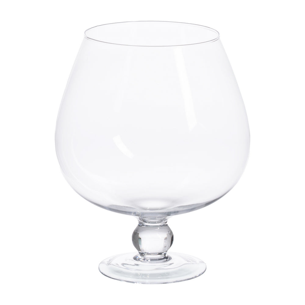 GLASS DECORATIVE BOWL 25 X 25 X 29 CM
