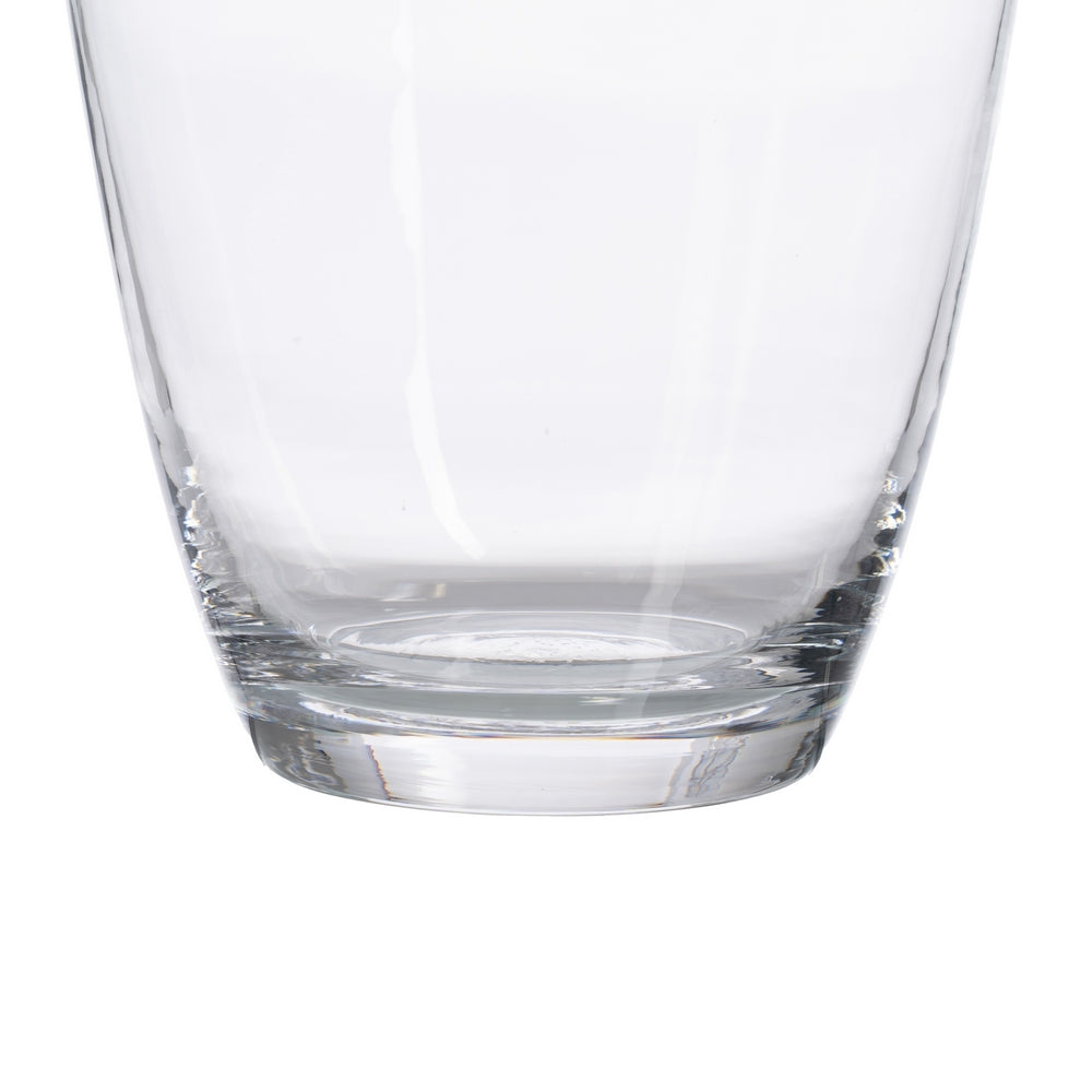 DECORATIVE TRANSPARENT GLASS VASE 16.50 X 16.50 X 30 CM