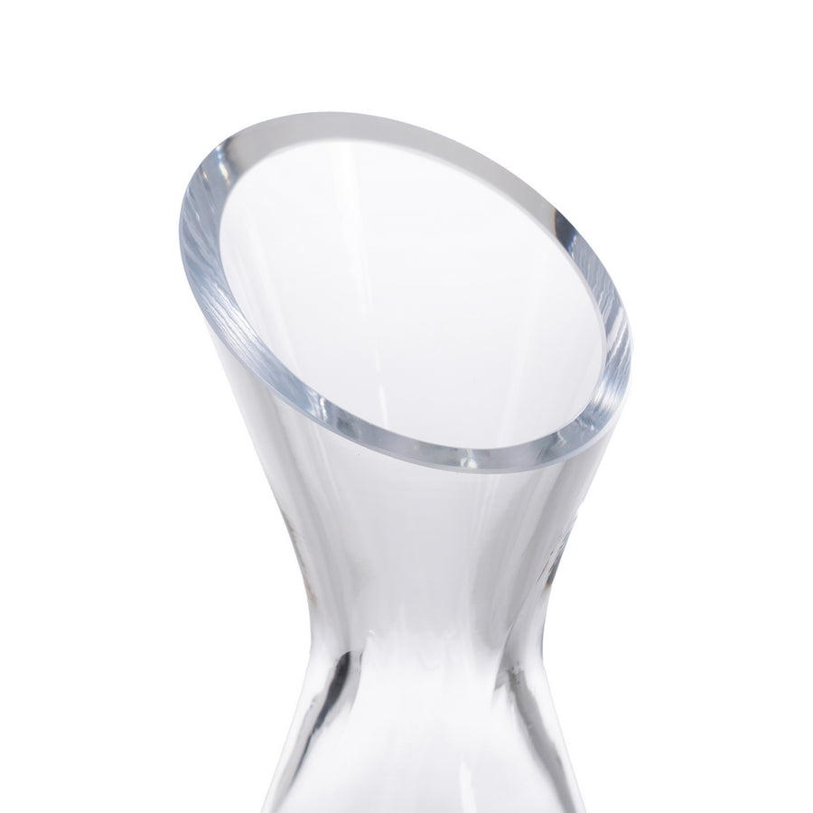 DECORATIVE TRANSPARENT DECANTER 12 X 12 X 24 CM