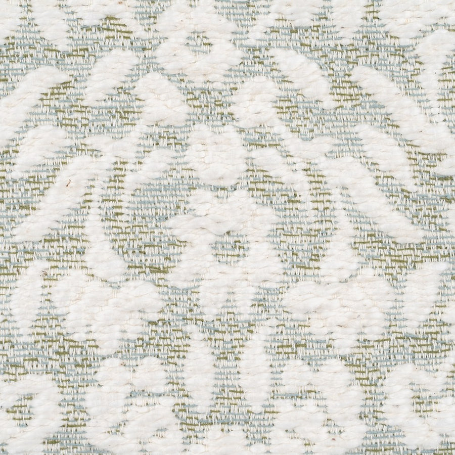 WHITE-GREY COTTON DECORATIVE CUSHION 45 X 45 CM