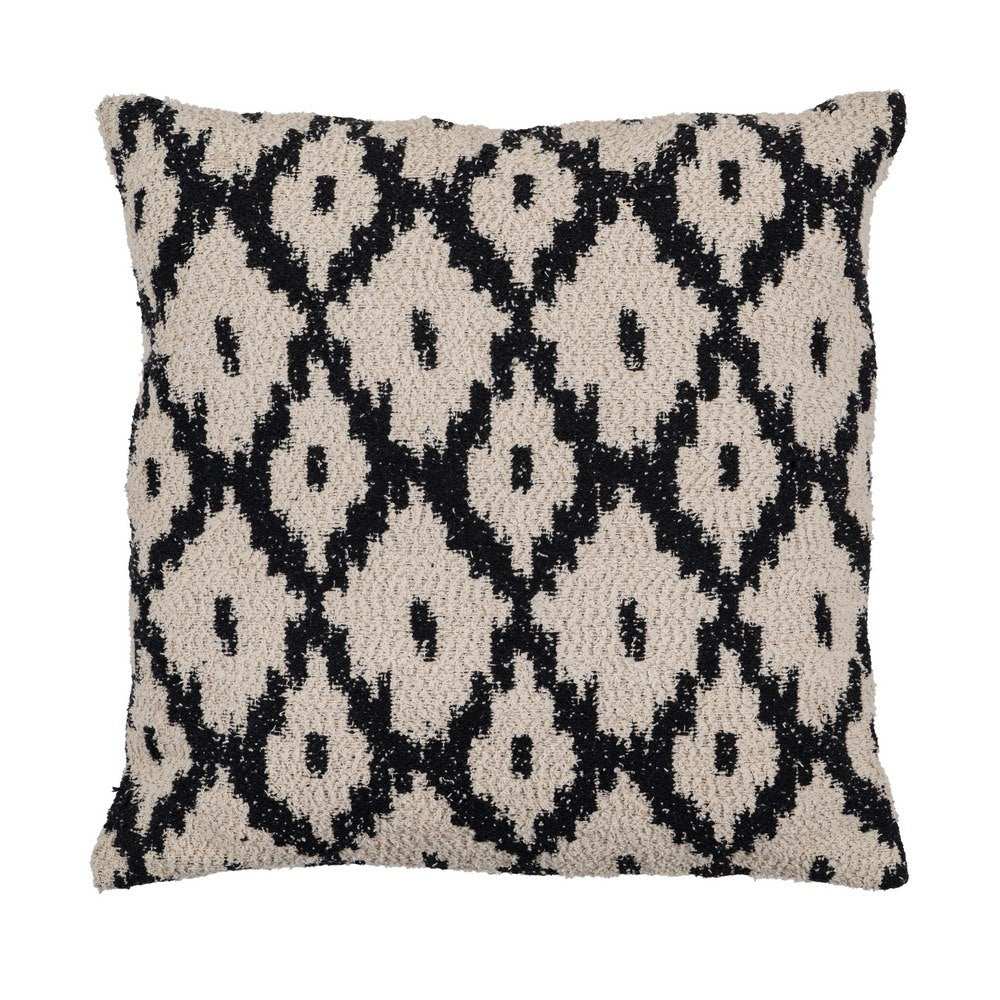 COJ�N BLANCO Y NEGRO ALGOD�N / POLI�STER 45 X 45 CM