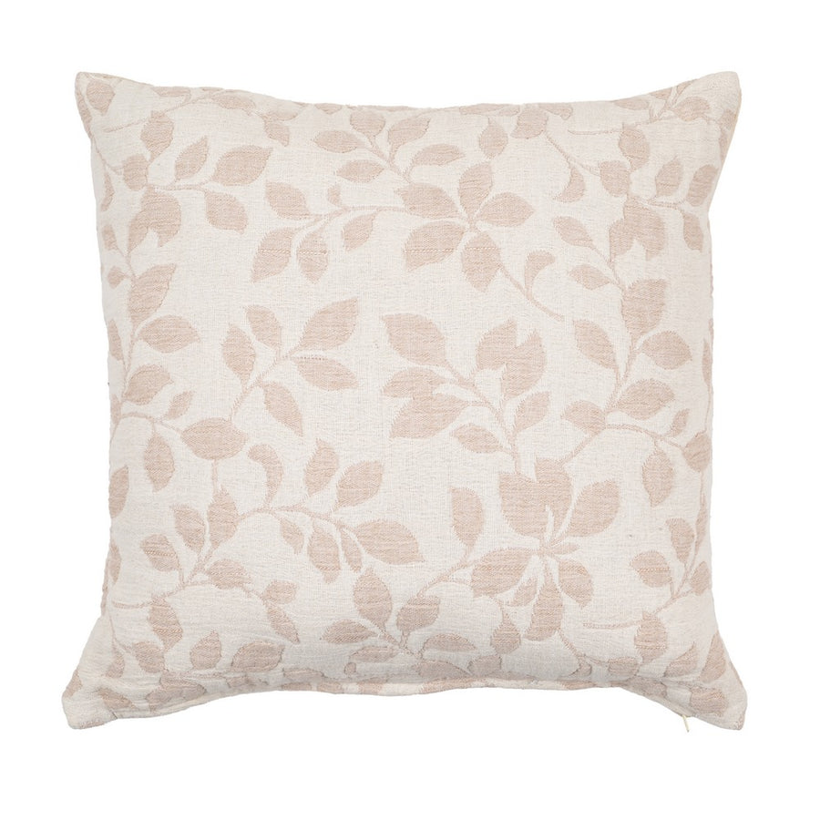CREAM COTTON DECORATIVE CUSHION 45 X 45 CM