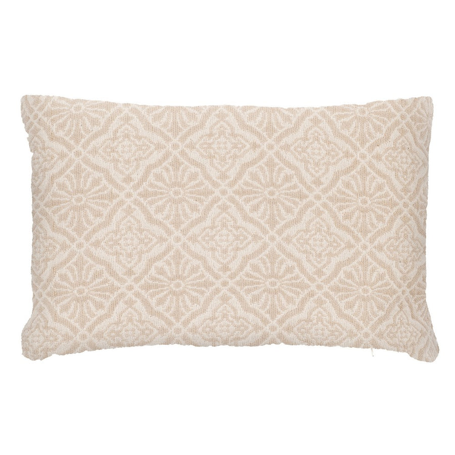 CREAM COTTON DECORATIVE CUSHION 40 X 60 CM