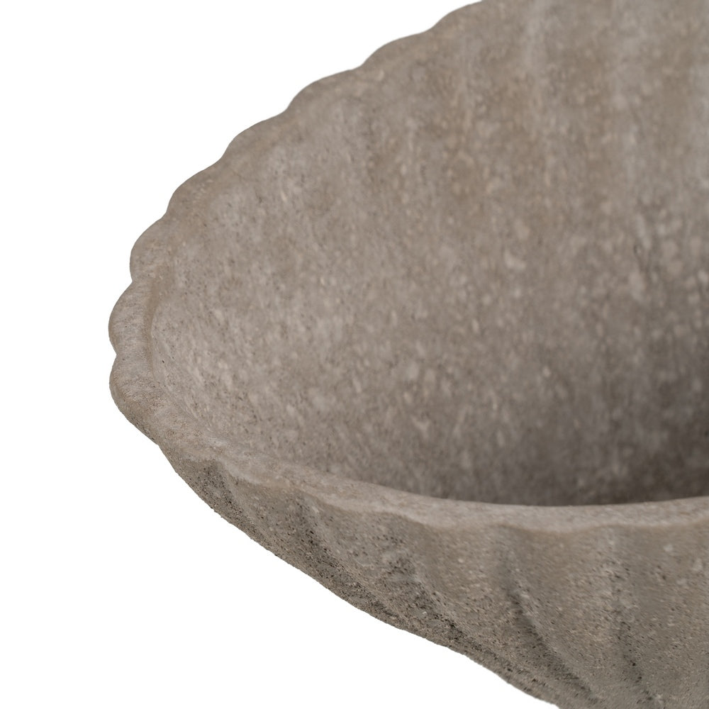 CENTRO MESA PIEDRA CERÁMICA DECORACIÓN 33 X 20 X 12 CM