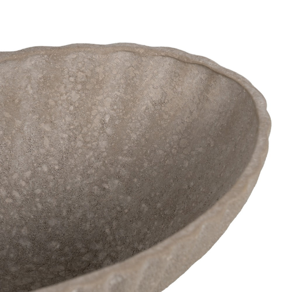 CENTRO MESA PIEDRA CERÁMICA DECORACIÓN 33 X 20 X 12 CM