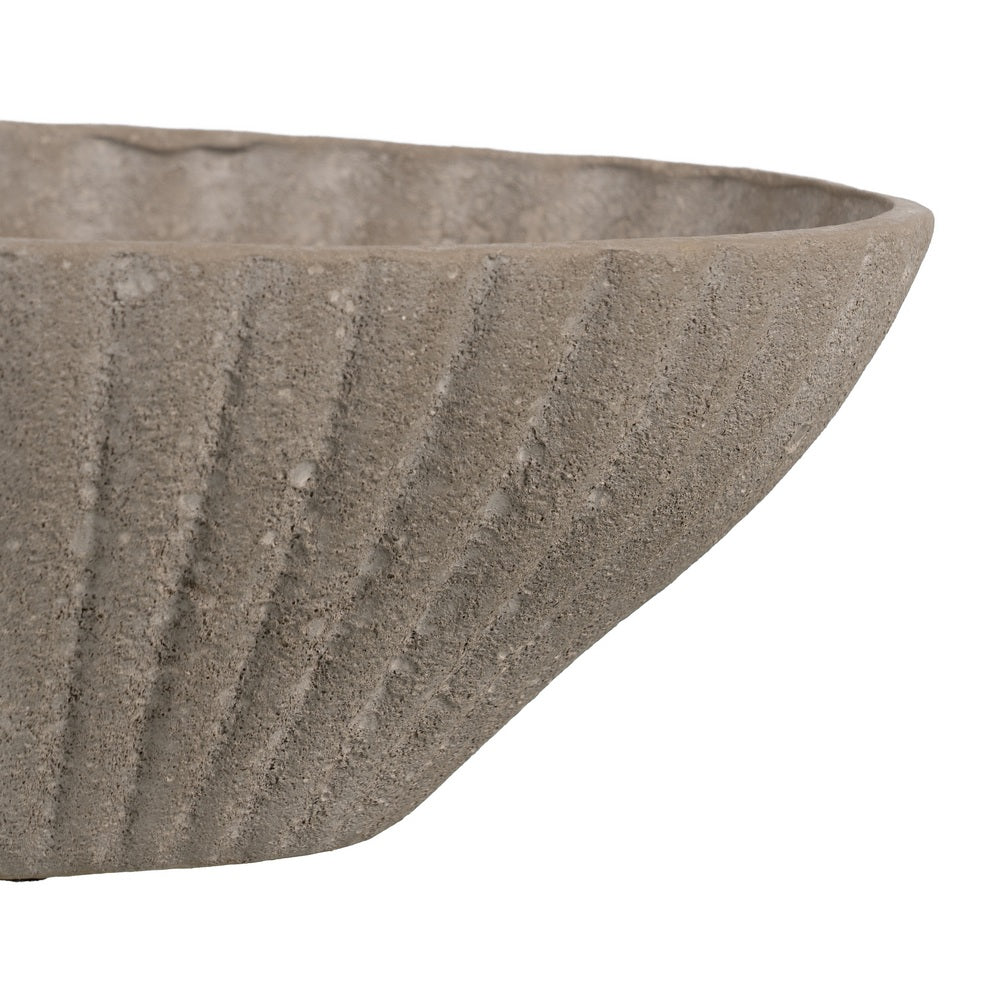 CENTRO MESA PIEDRA CERÁMICA DECORACIÓN 33 X 20 X 12 CM
