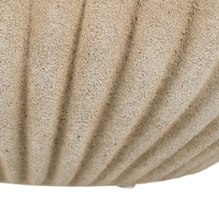 BEIGE CERAMIC TABLE CENTERPIECE DECORATION 40 X 25 X 14 CM