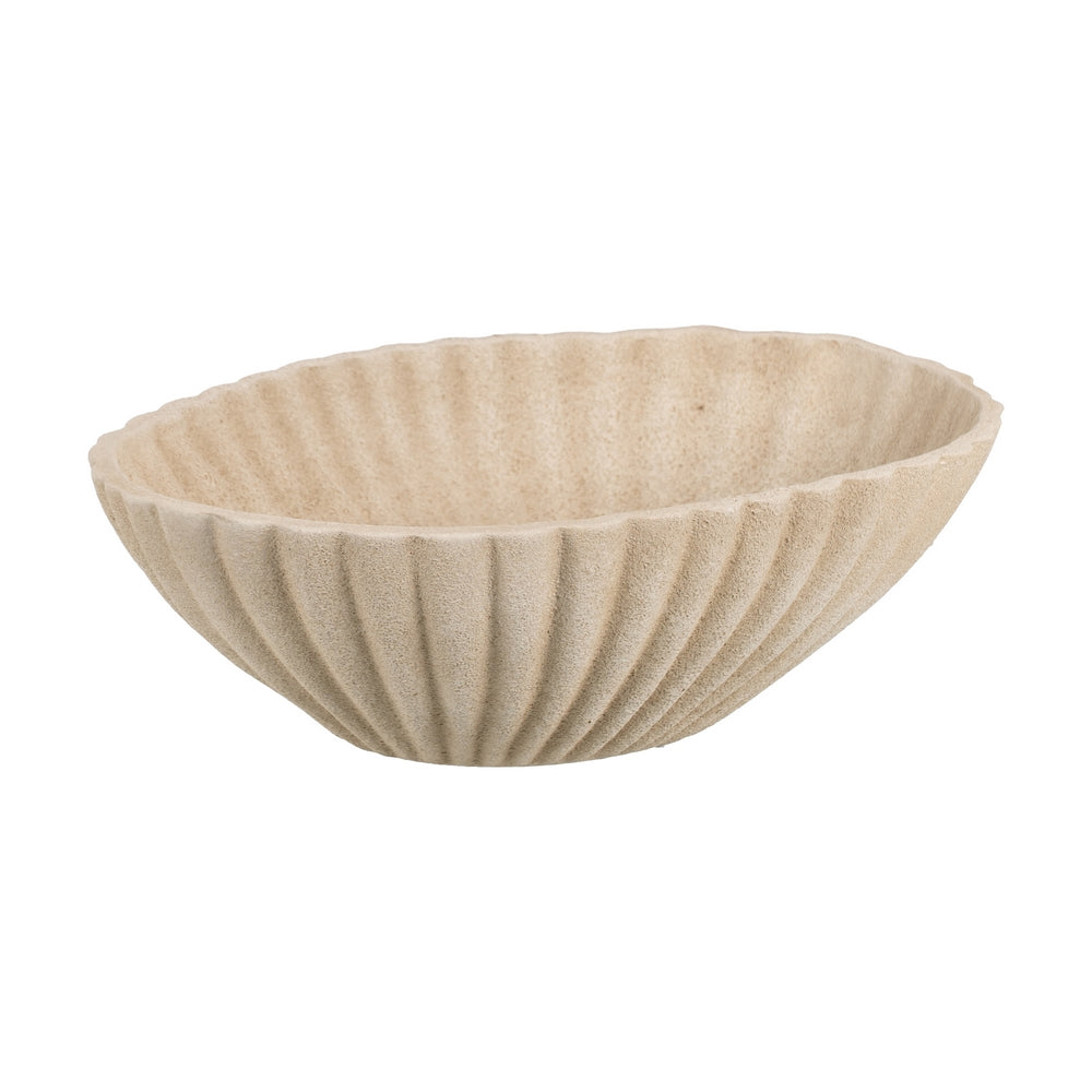 BEIGE CERAMIC TABLE CENTERPIECE DECORATION 40 X 25 X 14 CM