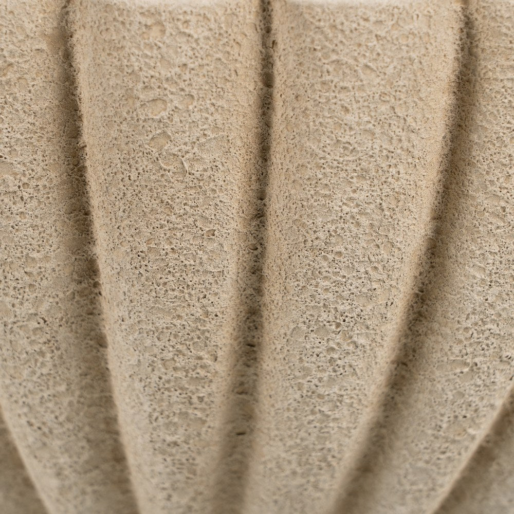 CENTRO MESA BEIGE CERÁMICA DECORACIÓN 27 X 27 X 11 CM