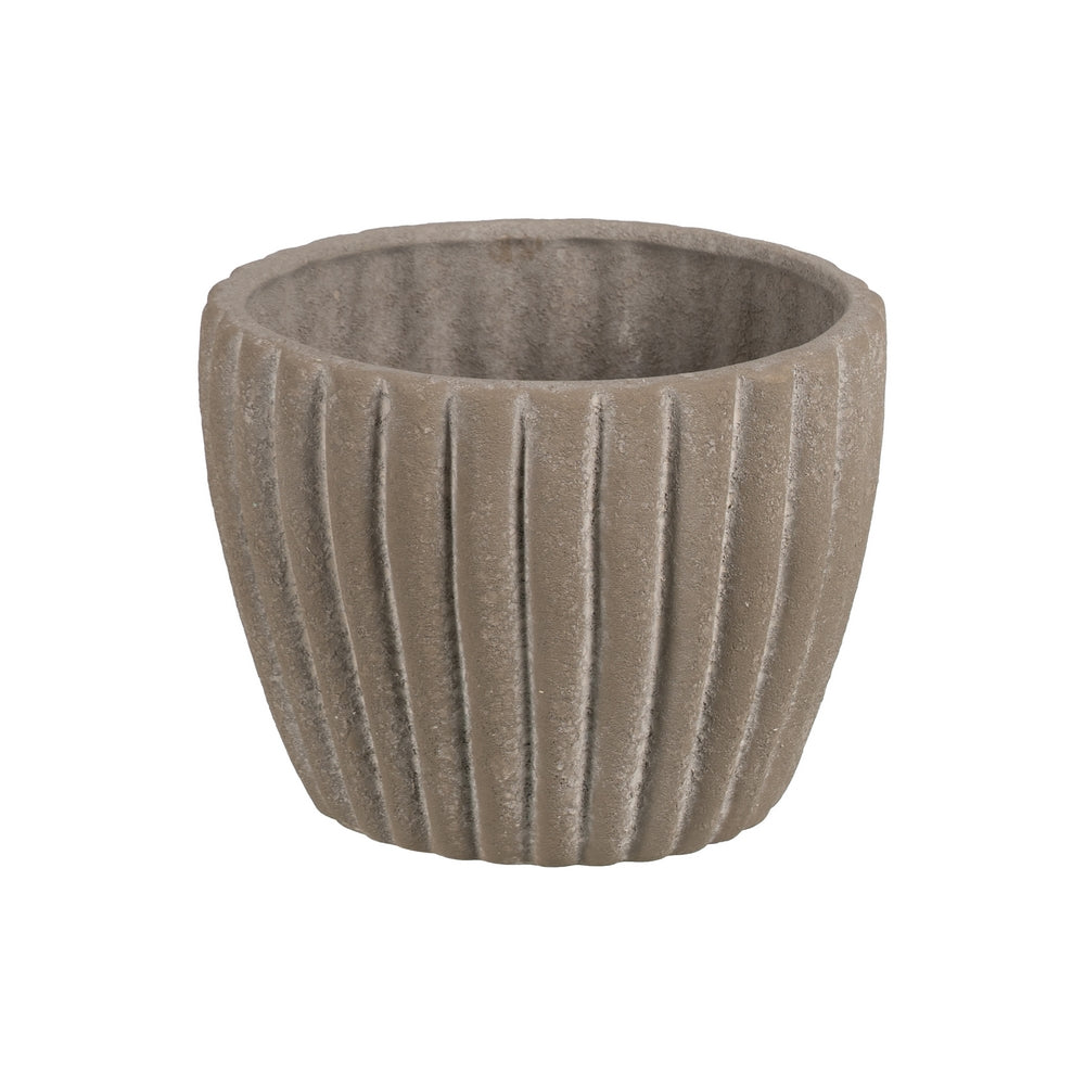 MACETERO PIEDRA CER�MICA DECORACI�N 17 X 17 X 14 CM