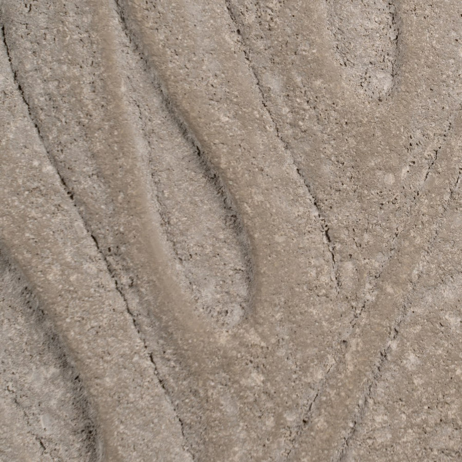 JARRÓN HOJAS GRIS CERÁMICA DECORACIÓN 31 X 30 CM