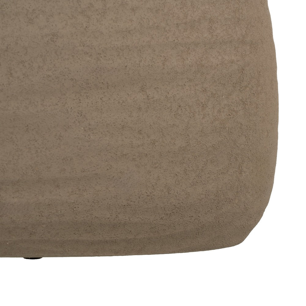 JARRÓN GRIS OSCURO CERÁMICA DECORACIÓN 30 X 16 CM