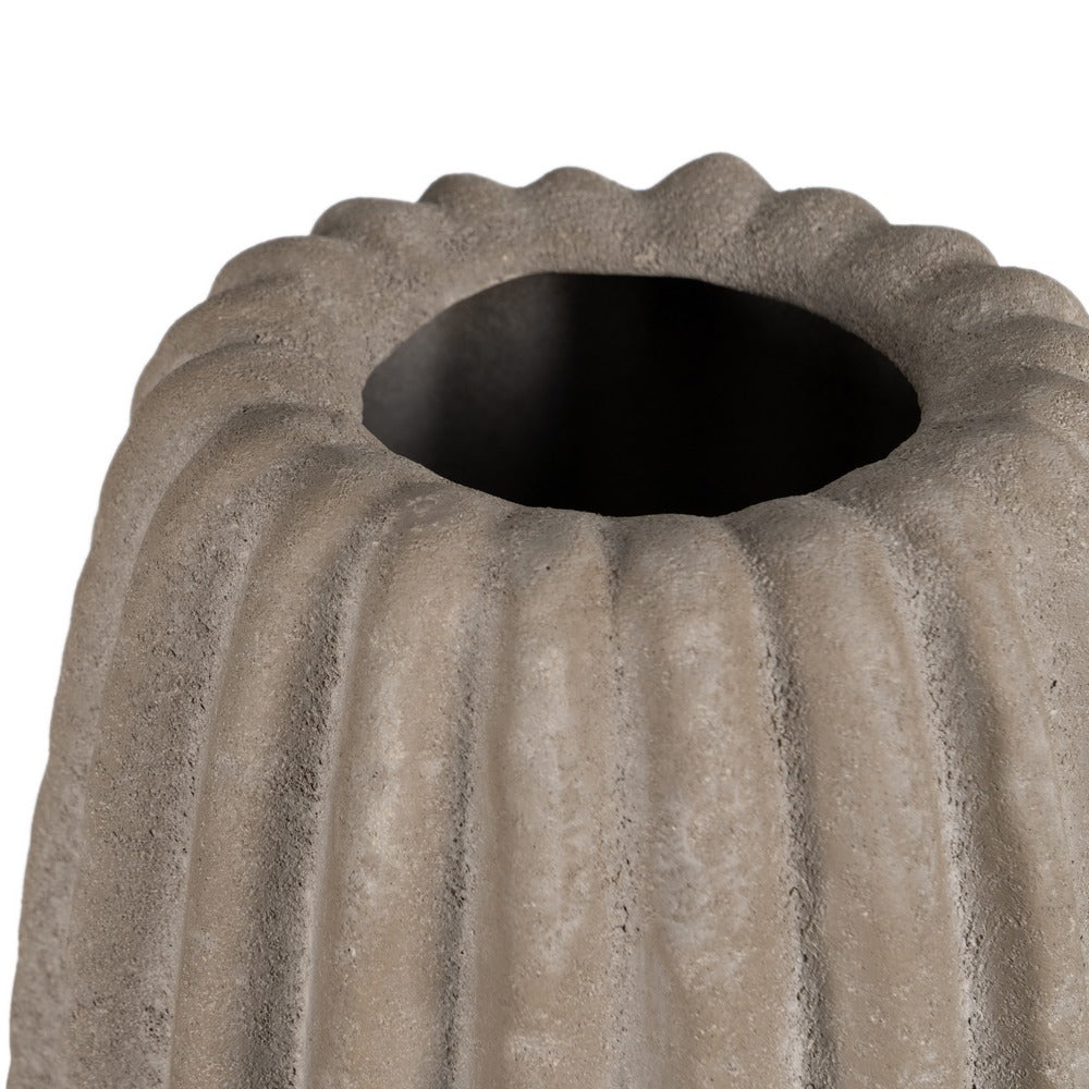 STONE CERAMIC VASE DECORATION 21 X 21 X 70 CM