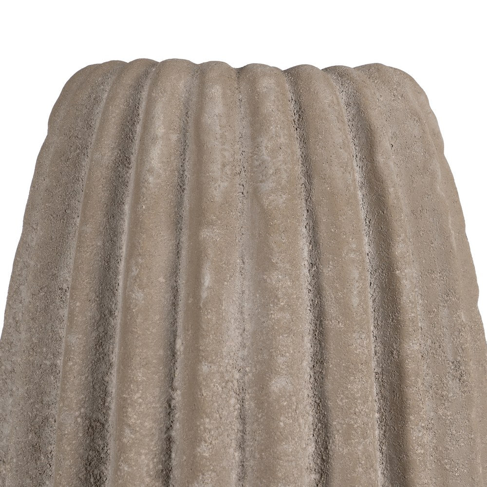 STONE CERAMIC VASE DECORATION 21 X 21 X 70 CM