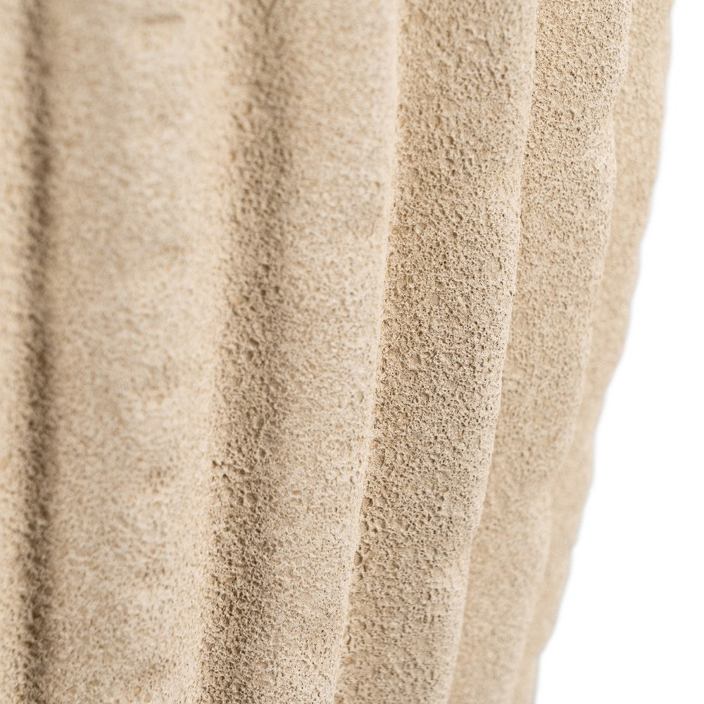 BEIGE CERAMIC DECORATIVE VASE 29 X 29 X 50 CM