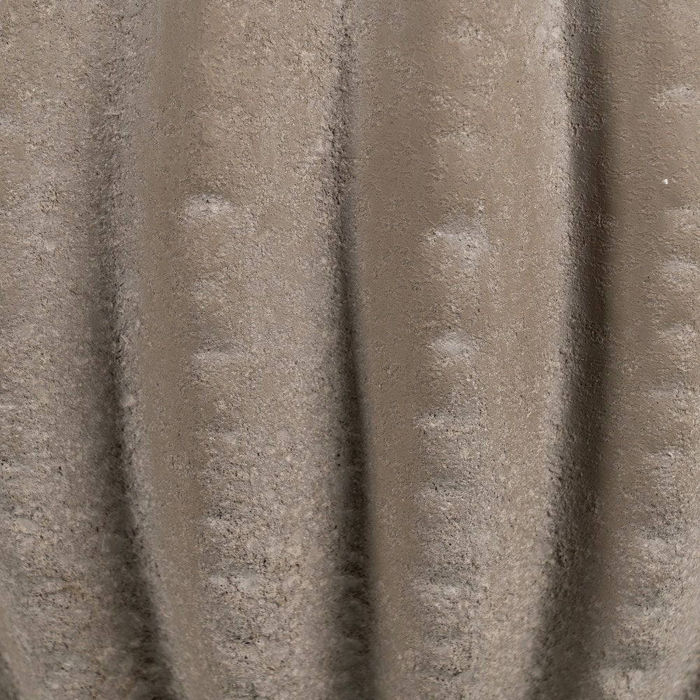 DARK GREY VASE CERAMIC DECORATION 34 X 34 X 33 CM