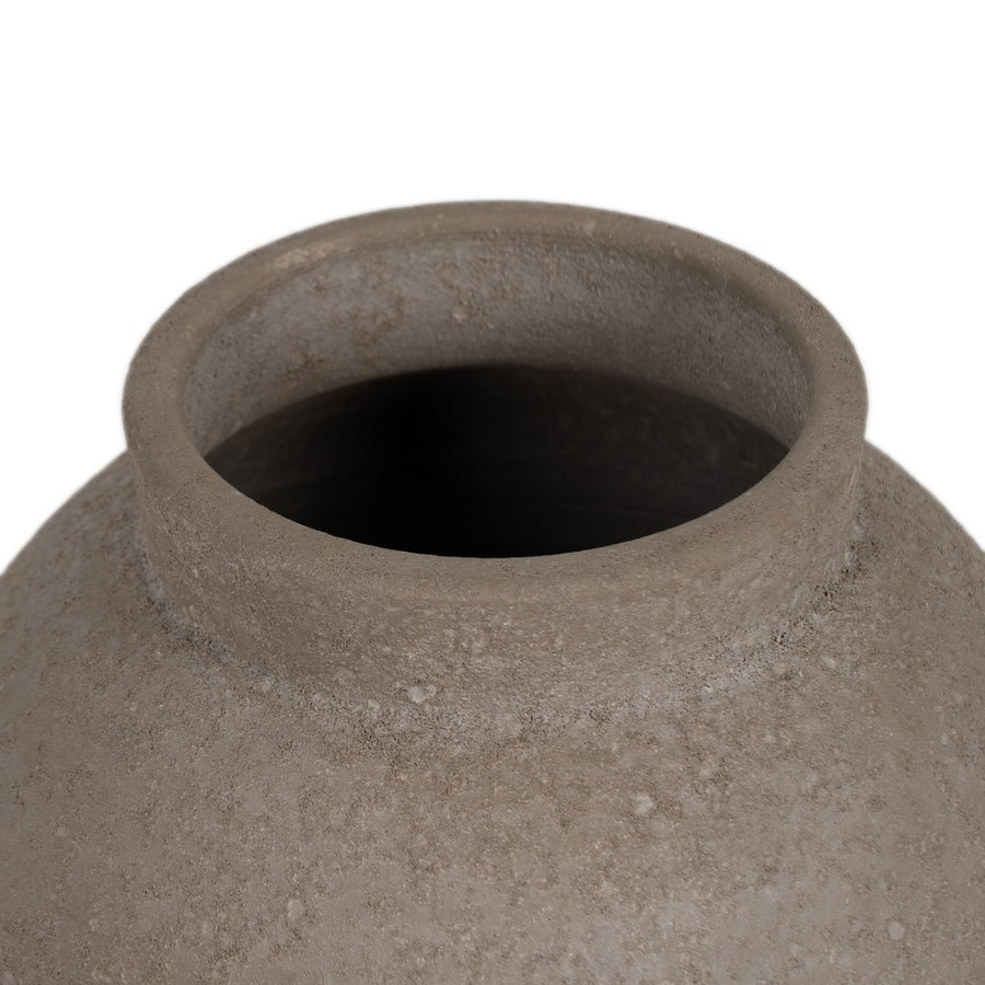 JARRÓN GRIS CERÁMICA DECORACIÓN 26 X 26 X 60 CM