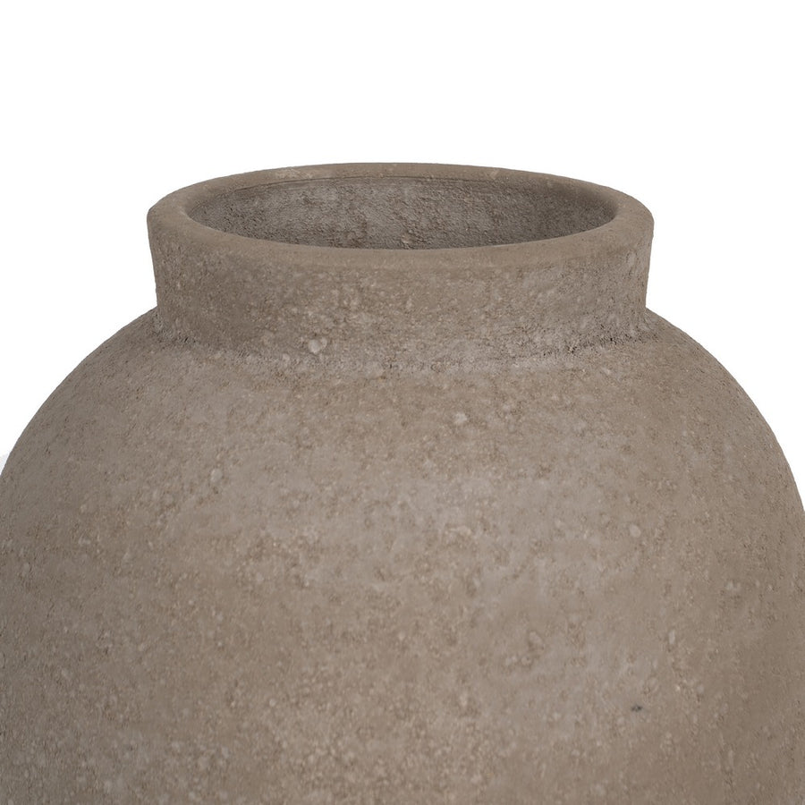 JARRÓN GRIS CERÁMICA DECORACIÓN 26 X 26 X 60 CM