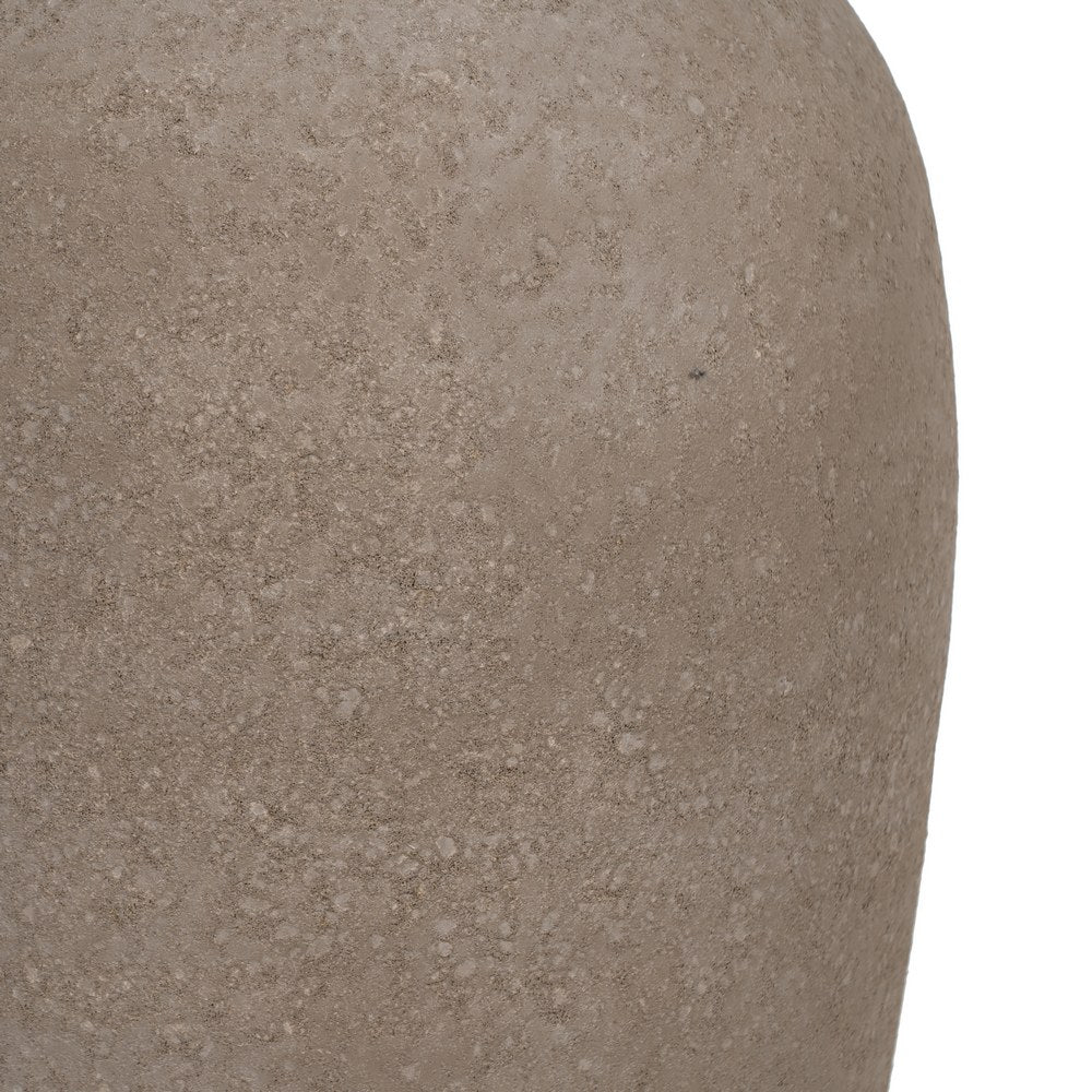 GREY CERAMIC DECORATIVE VASE 26 X 26 X 60 CM