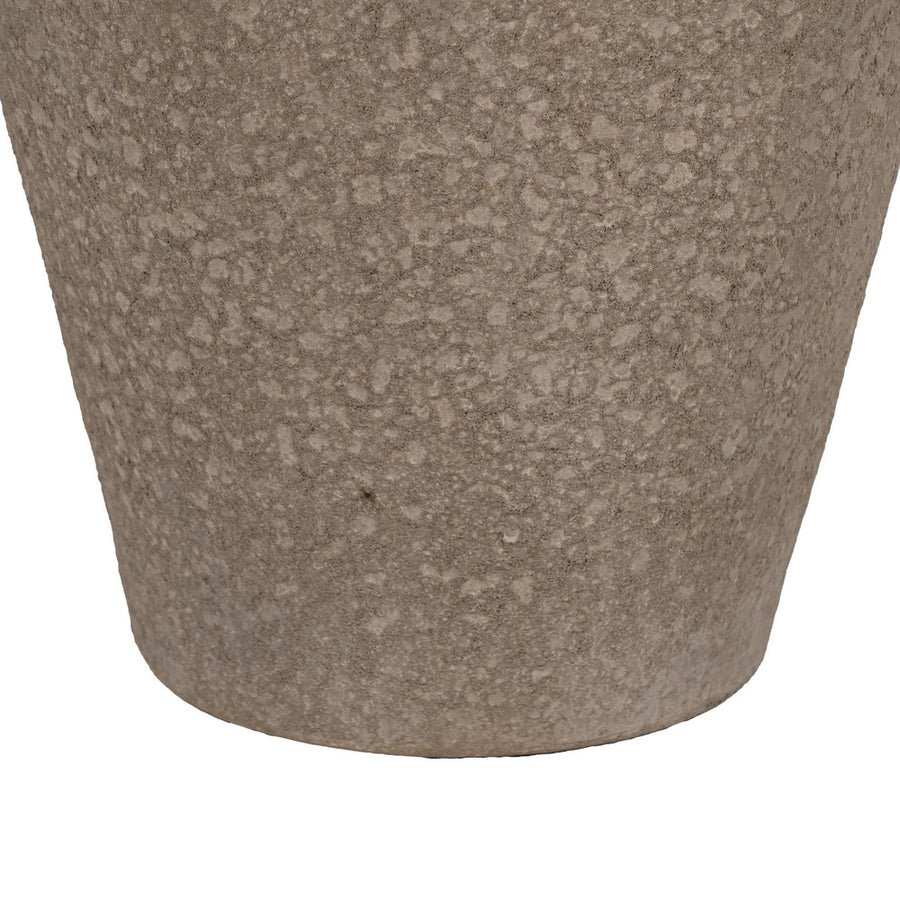 JARRÓN GRIS CERÁMICA DECORACIÓN 26 X 26 X 60 CM