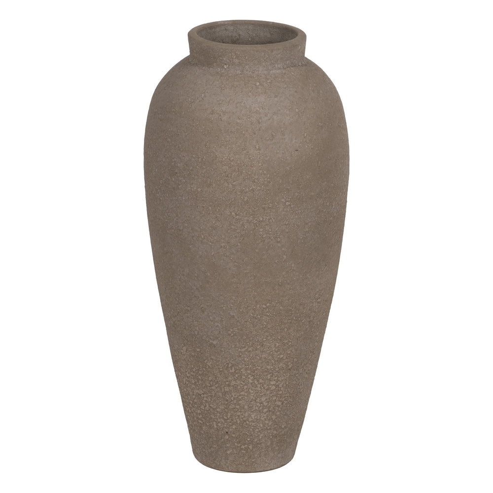 JARR�N GRIS CER�MICA DECORACI�N 26 X 26 X 60 CM