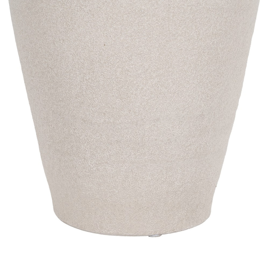 JARRÓN BLANCO CERÁMICA DECORACIÓN 30 X 30 X 80 CM
