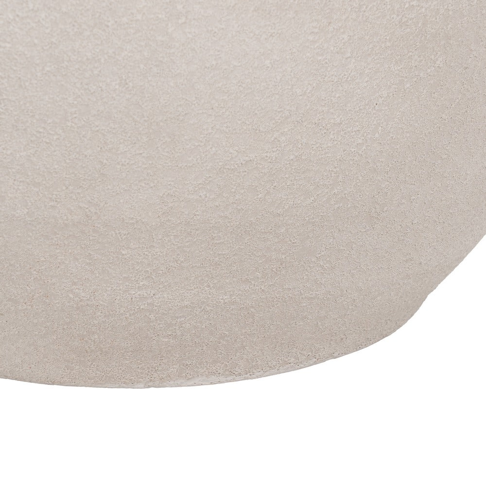 WHITE CERAMIC PLANTER DECORATION 31 X 31 X 28 CM
