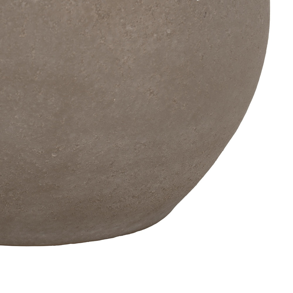 GREY CERAMIC DECORATIVE PLANTER 34 X 34 X 33 CM