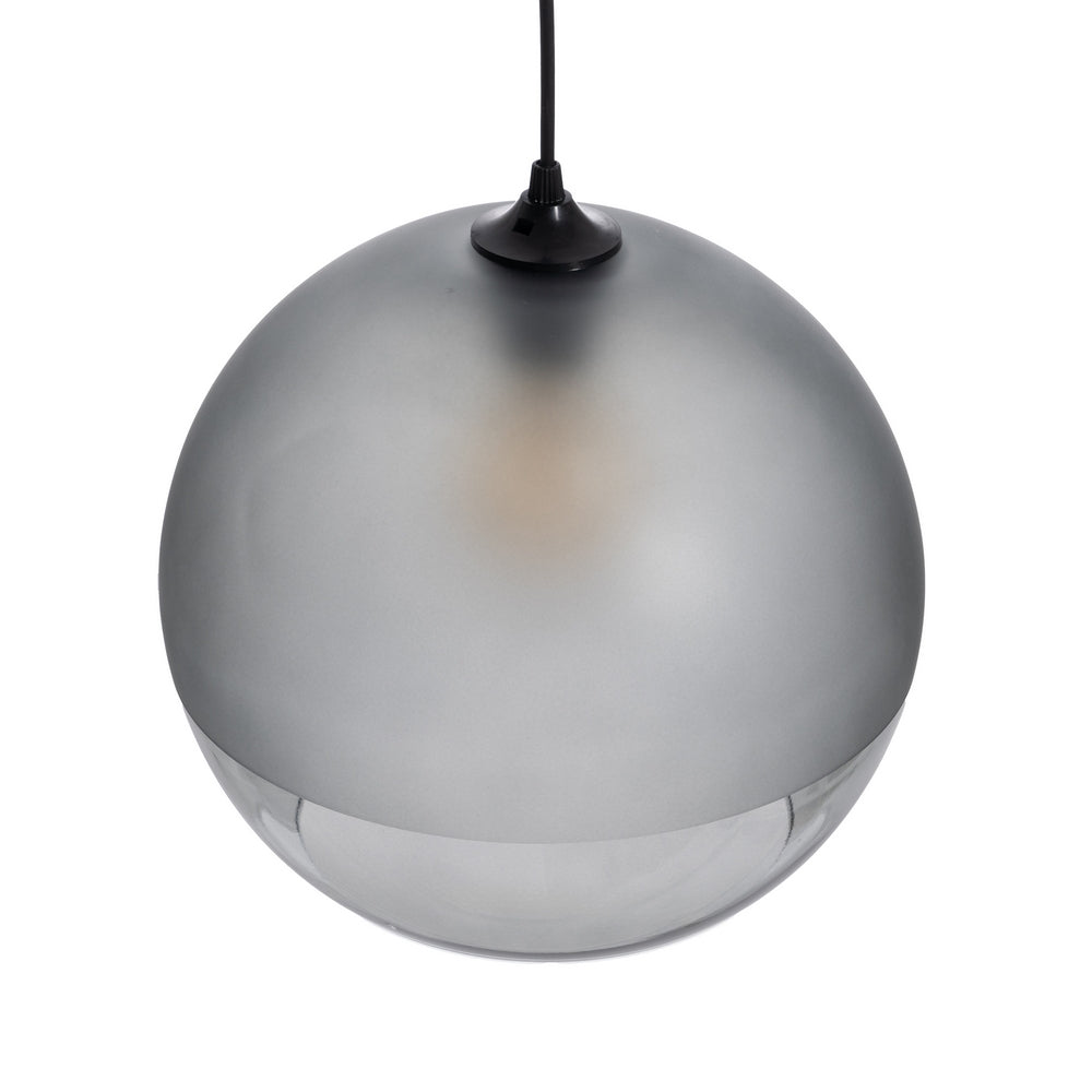 L�MPARA DECORACI�N GRIS CRISTAL 30 X 30 X 25 CM